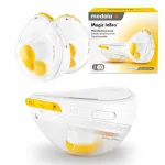 Elektriline topelt rindade pump Medela Magic InBra, valge, vaikne