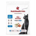 NutriHealth Pets kuivtoit kassidele kalaga, 1 kg