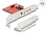 PCIe x1 M.2 Key E madala profiiliga adapter Delock 89889