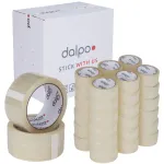 Kleepuv teip DALPO Silent, 48 mm x 60 yd, l&auml;bipaistev, 36 tk
