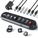 USB-jaotur Atolla 36W, aktiivne, USB 3.0, toiteplokiga 12V 3A, 5Gbps