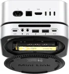 USB4 dokk, M.2 NVMe SSD kuni 8TB, 3,5 mm k&otilde;rvaklappide &uuml;hendus