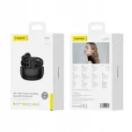 Juhtmevabad k&otilde;rvaklapid FONENG BL169 ANC/ENC-ga, mustad