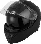 JDC SABRE mootorratturi kiiver, must, t&auml;iskate, ECE 22.06, L (59-60 cm)