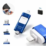 128 GB nelja &uuml;hes USB m&auml;lupulk, &uuml;hilduv iPhone (Lightning), Android (Micro USB) ja arvutitega (USB 3.0)