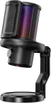 USB m&auml;ngude mikrofon RGB, m&uuml;rasummutuse ja statiiviga