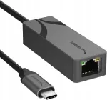 USB-C 2.5 Gb Ethernet adapter Sabrent, alumiinium