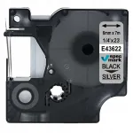Iseliimuv DYMO D1 lint 43622, 6 mm x 7 m, h&otilde;bedane musta tekstiga