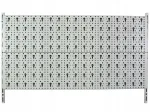 Metallist t&ouml;&ouml;riistade hoiutahvel STD Element System, 80x40 cm, valge