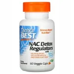 Toidulisand Doctor's Best Nac Regulator 60 kapslit, N-atset&uuml;&uuml;ltsisteiin, seleen, mol&uuml;bdeen