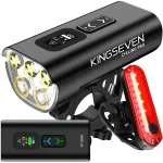 Jalgratta LED ees- ja tagatuled 2000 lm 10000 mAh