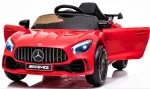 Laste elektriauto MERCEDES GTR AMG nahkistmega, EVA ratastega