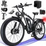 Elektriline ratas KETELES K800, 2000W, 55 km/h, 23Ah, kuni 100 km, 26''x4.0