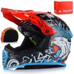 Laste kiiver LS2 MX437 FAST II MINI STARMAW, must, suurus M