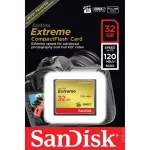 SANDISK Extreme CF 32GB 120/85 m&auml;lukaart