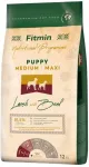 Koeratoit FITMIN PUPPY MEDIUM MAXI LAMB BEEF 12 kg