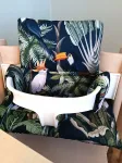 Veekindlad Stokke Tripp Trapp 2in1 padjad, &bdquo;Parrot on Black&ldquo;