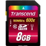 Transcend 8 GB Class 10 SDHC m&auml;lukaart