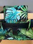 Stokke Tripp Trapp 2in1 veekindlad padjad Monstera mustriga