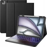 Klaviatuur iPad Air 13 magnetkestaga, puutetundliku puldi ja RGB valgustusega