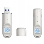 Kr&uuml;pteeritud USB-m&auml;lupulk 32 GB, s&otilde;rmej&auml;ljelugejaga, USB 3.0, AES256