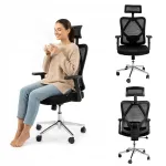 Ergonoomiline reguleeritav kontoritool FURVERO Eclipse p&ouml;&ouml;rdp&otilde;hjaga