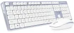 Connect IT CKM-7510-CS traadita klaviatuuri ja hiire komplekt, valge