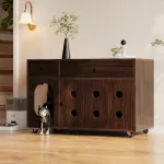 Kassiliivakast, 100&times;45&times;66 cm, p&auml;hklipuu v&auml;rvi, eemaldatava kastiga