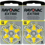 Rayovac 10 kuuldeaparaadi patareid, kollased, 12 tk