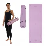 Joogamatt XTREXO EcoGrip 6 mm, libisemiskindel, kerge