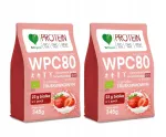 Valgupulber BeOrganic WPC80 BIO maasika maitsega