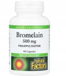 Toidulisand Natural Factor Bromelain 500mg 90 kapslit