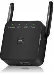 WiFi signaali v&otilde;imendi Ethernet-&uuml;hendusega, 300 Mbps, must