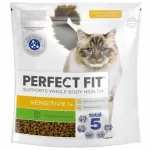 Kuivtoit kassidele PERFECT FIT Sensitive kalkunilihaga, 1,4 kg