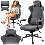 Ergonoomiline p&ouml;&ouml;rlev kontoritool, hall, kahe padjaga