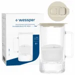 2L Wessper WES208-FF-BG MINI vee filter kannu ja filtri indikaatoriga