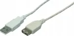 USB kaabel LogiLink, 5 m, hall