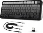 Klaviatuur AJAZZ X85, 75%, RGB, juhtmevaba (BT, 2.4GHz), USB