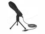Kondensaator-USB-mikrofon statiiviga Delock 65939 m&auml;ngudele ja laulmiseks