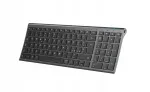 Juhtmevaba Bluetooth 5.1 klaviatuur numbriplokiga, ergonoomiline, Multi-Device