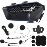 Motorratturite interkom FreedConn F1 Plus V2 EU, Bluetooth 5.4+EDR, Poola keel ja teated