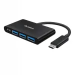 ENERGIZER HC304AC USB jagaja, 4 pesa, USB kaabliga, kompaktne