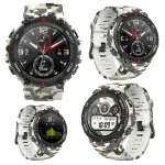 Nutikas kell Amazfit T-Rex Camo Green, GPS, Bluetooth, 5 ATM, 390 mAh