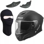 Motorratturi kiiver LS2 FF820 RAPID III, matt must, XS