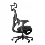Ergonoomiline kontoritool ERGOSHAPE 2.0 must jalatoega