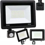 LED prožektor Smartled 50W must liikumisanduriga IP66 4500K