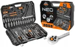 NEO TOOLS 233 osa v&otilde;tmete ja otsikute komplekt 1/2", 3/8", 1/4", 10-078 SET