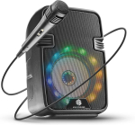 Traadita karaokek&otilde;lar mikrofoniga, must, RGB, USB