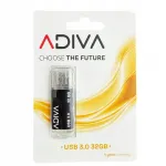 USB m&auml;lupulk ADIVA 32GB, USB 3.0, must, &uuml;hilduv Windowsi, Linuxi, macOSiga