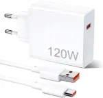 GaN USB laadija kuni 120W, kiire laadimine telefonile